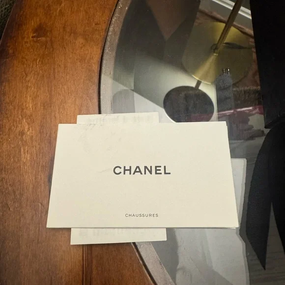 CHANEL Black Leather Heels - Picture 5 of 6